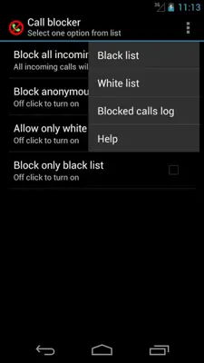 Call blocker android App screenshot 3