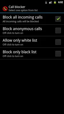 Call blocker android App screenshot 4